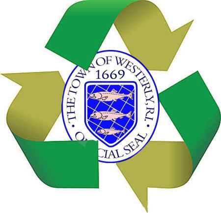 Recycle Logo With Town Seal Inside